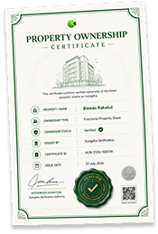 Property ownership certificate