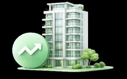 Modern building illustration